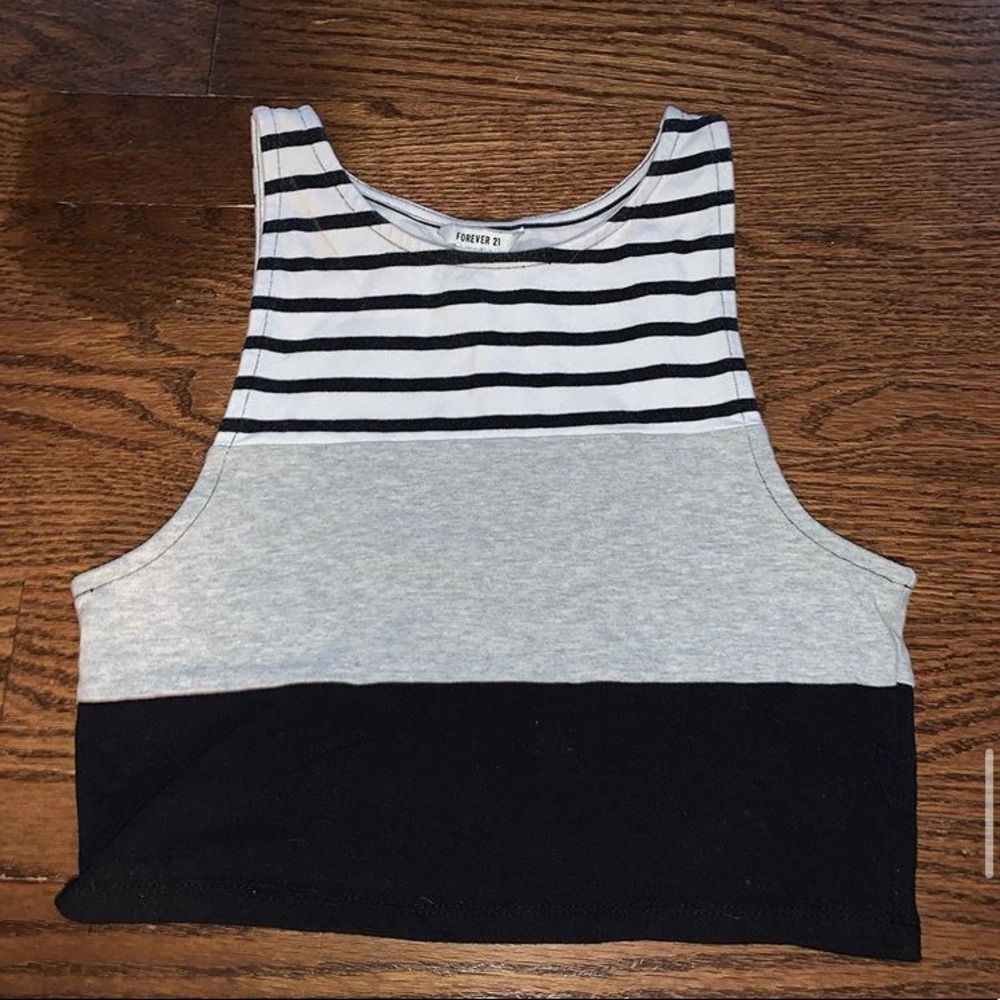 Striped Crop Top